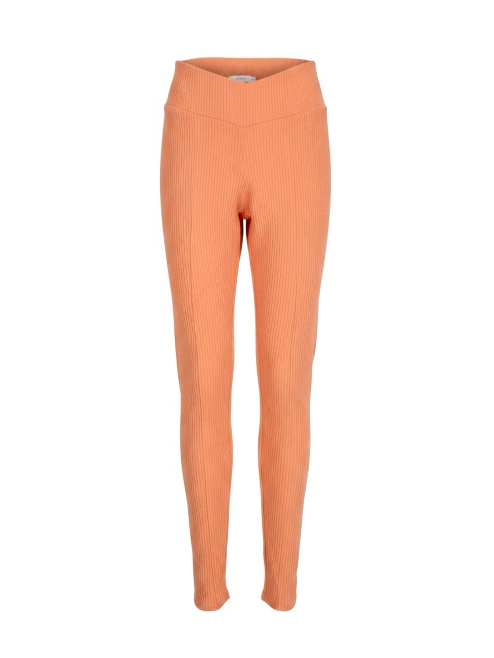Urban Outfitters Out From Under Ribbed V-Waist Stirrup Leggings Salmon Coral XS